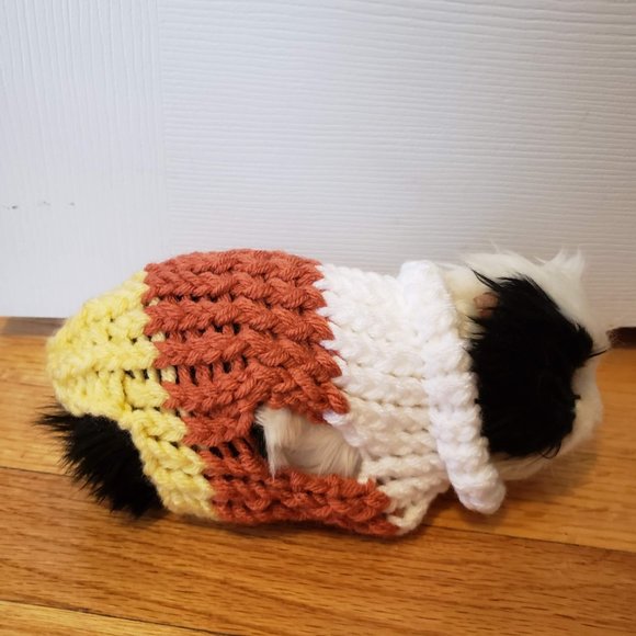 Guinea Pig Sweater & Matching Owner Hat SET-HANDMADE-PLEASE READ DESCRIPTION - Picture 2 of 12